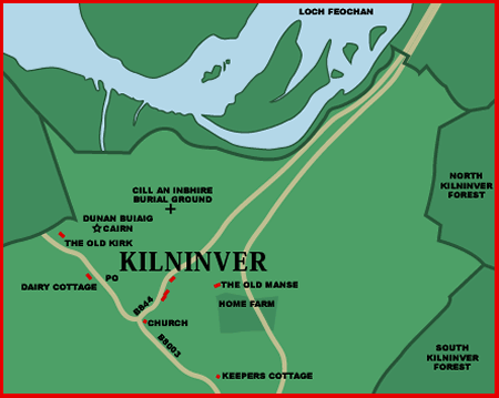 Map of Kilninver Estate